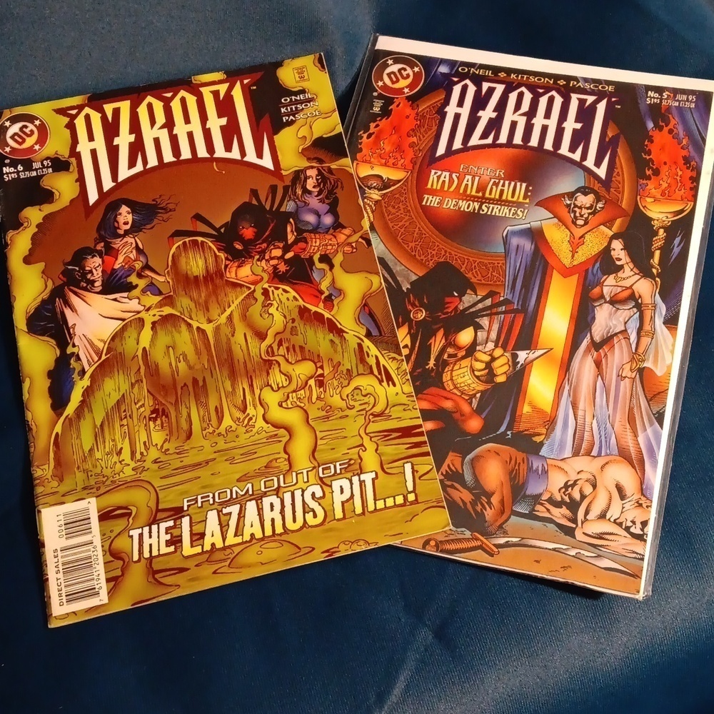 New Azrael DC Comics # 5 ,# 6 1995 Vintage